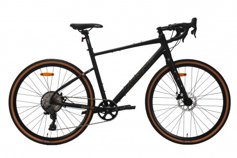 LORAK Grav 101 550mm Матовый Чёрный/Коричневый