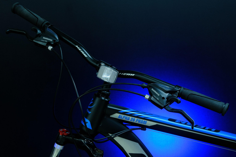 HEAM ALPHA 29 Prom Матовый Чёрный/Синий рама 19 (на рост 171-182)