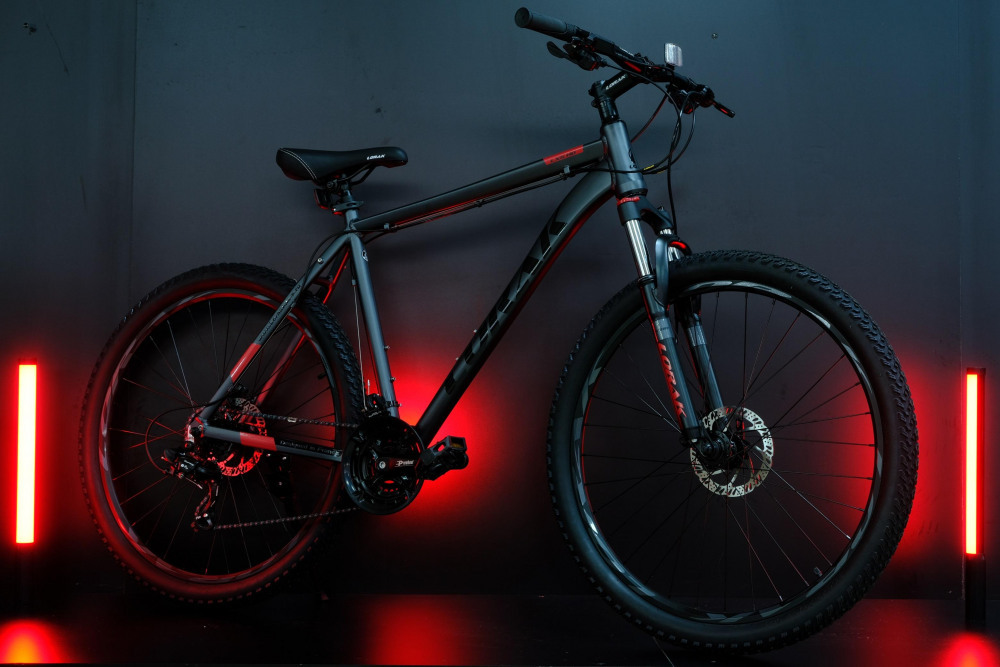 Lorak LX5 HD Матовый Чёрный/Серый рама 21 (на рост 183-190)