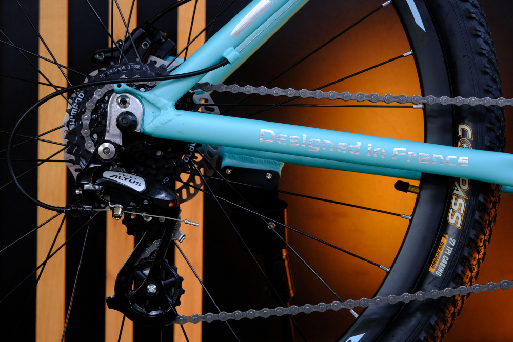 LORAK GLORY 250 HD Матовый Светло Голубой/Серебристый рама 19 (на рост 171-182)